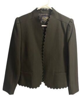 Whip O Will Women's Scalloped Edge Blazer Jacket
